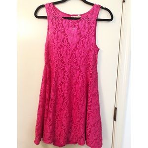 Pink Lace Free People Dress